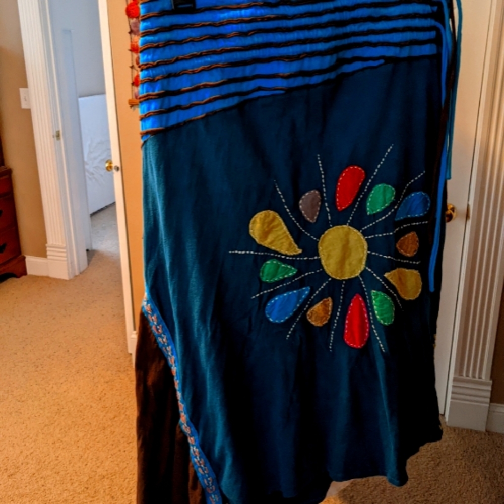 Rising International Boho Skirt, womens XL